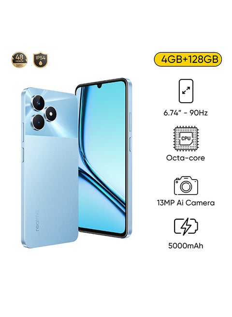 Note 50 Dual SIM Sky Blue 4GB RAM 128GB 4G - Middle East Version