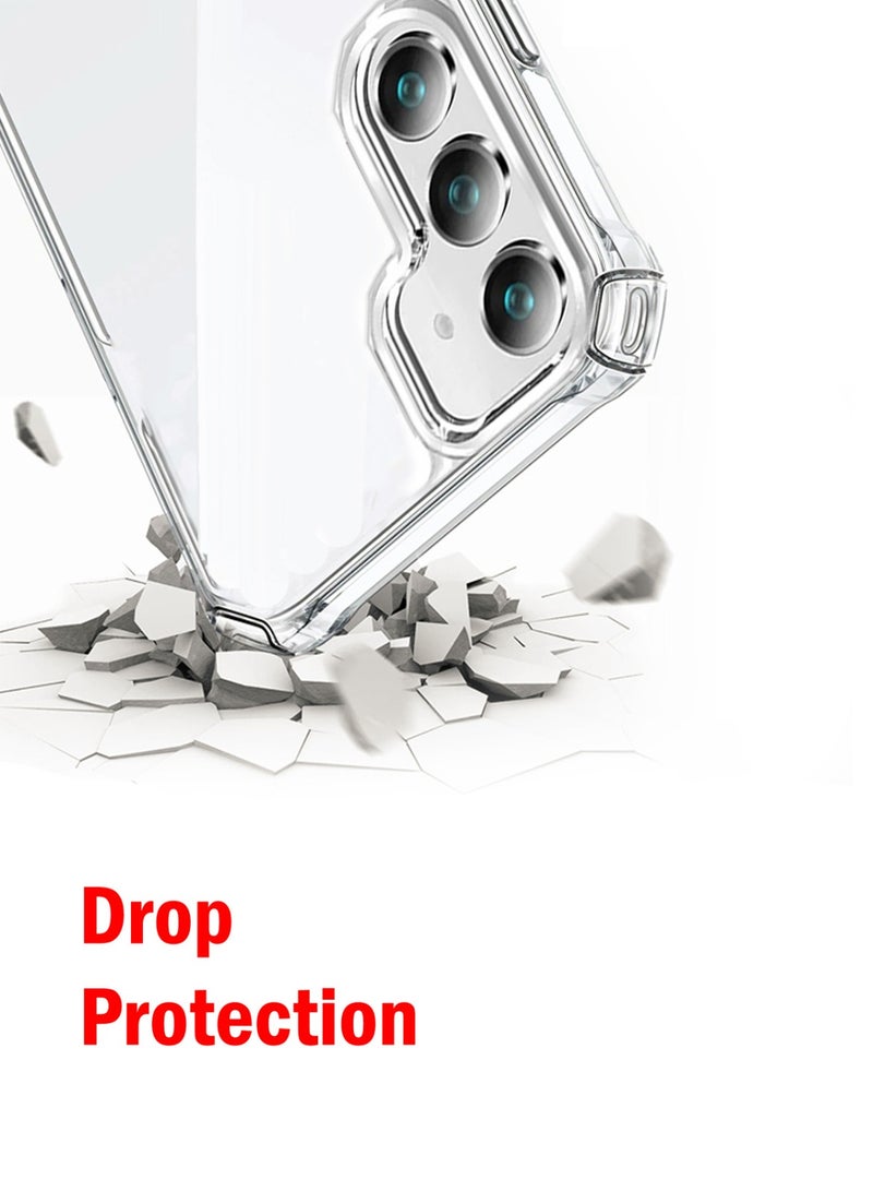 tech21 Evo Clear Case With Built-in Dust Proof Net For Samsung Galaxy S24 Plus 2024 - Clear  - Image 3
