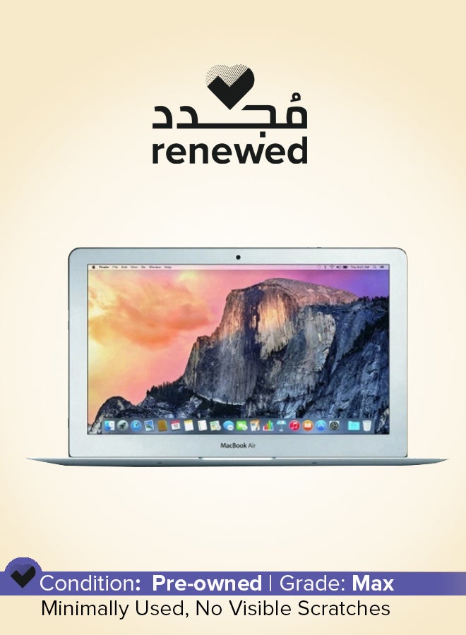 ابل  تم تجديده - كمبيوتر محمول Macbook Air A1465 (2015) بشاشة عالية الدقة مقاس 11.6 بوصة، ومعالج Intel Core i5/الجيل الخامس/ذاكرة وصول عشوائي سعتها 8 جيجابايت/محرك أقراص SSD سعة 128 جيجابايت/بطاقة رسومات عالية الدقة 6000 - Image 1