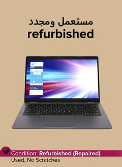 Refurbished - Latitude 5300 Laptop With 13.3-Inch FHD Display,Core i5 Processor/8th Gen/Dual Core/8GB RAM/256GB SSD/Intel UHD Graphics/Windows 10 English Black