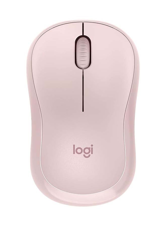 M240 Silent Bluetooth Mouse, Wireless, Compact, Portable, Smooth Tracking, 18-Month Battery, for Windows, macOS, ChromeOS, Compatible with PC, Mac, Laptop, Tablets - Rose Rose