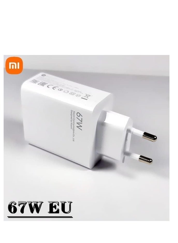 Xiaomi 67W VOOC Charge Adapter 6A With Type C Cable White  - Image 4