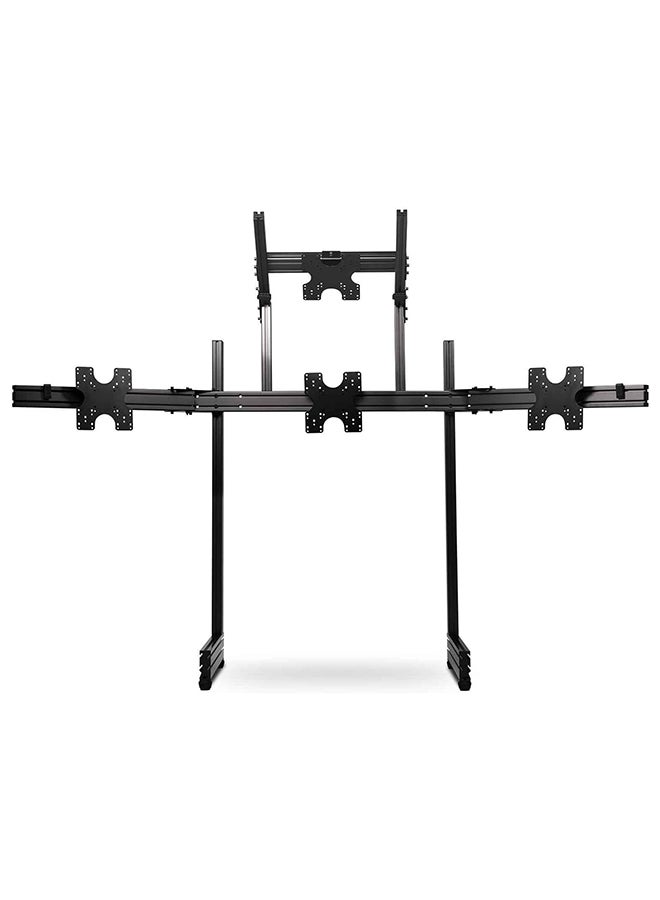 next level RACING - Next Level Racing NLR-E007 Elite Freestanding Overhead / Quad Monitor Stand Add-On Carbon Grey - Image 1