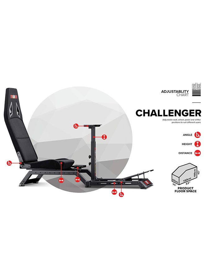 next level RACING - Next Level Racing NLR-S016 Challenger Simulator Cockpit - Image 1