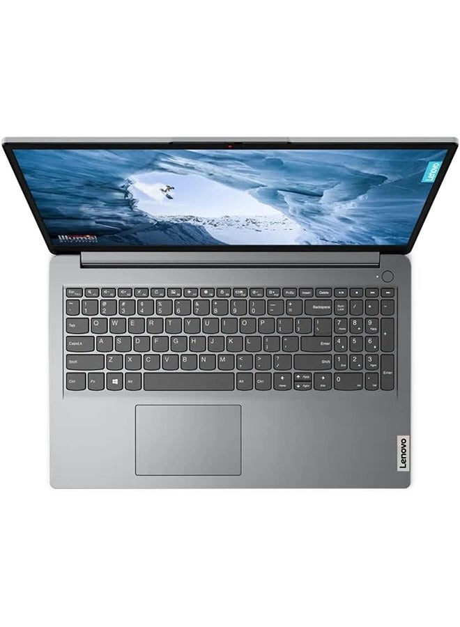 Lenovo - IdeaPad 1 15IAU7 (2022) (Upgraded Version) Laptop With 15.6-Inch Display, Core i5-1235U Processor/8GB RAM/512GB SSD/Intel Iris Xe Graphics/Windows 11 Home English/Arabic Cloud Grey - Image 1
