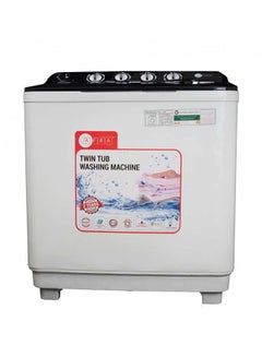 AFRA AFRA Japan Washing Machine-Top Load, 450W, 10 Kg, Twin Tub, Semi-Automatic, Freestanding, Deurable Plastic Housing, Washing G-MARK, ESMA, ROHS, and CB Certified, 2 years Warranty 10 kg 450 W AF-1061WMWB White  - Image 1