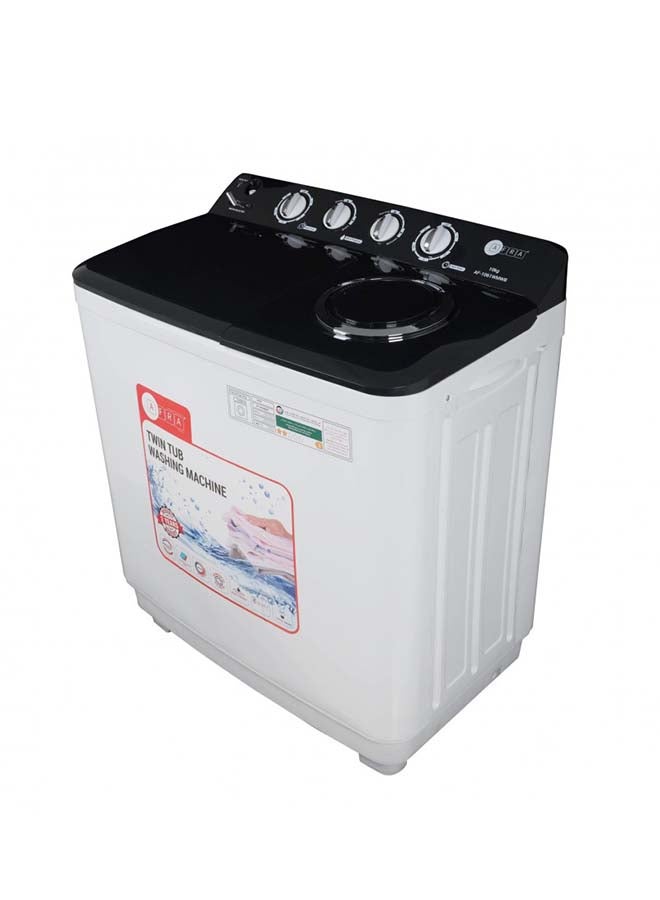 عفرا غسالة أفرا اليابانية - تحميل علوي، 450 واط، 10 كجم، حوض مزدوج، شبه أوتوماتيكية، قائمة بذاتها، هيكل بلاستيكي متين، معتمدة من G-MARK، ESMA، ROHS، وCB، ضمان لمدة سنتين - Image 4