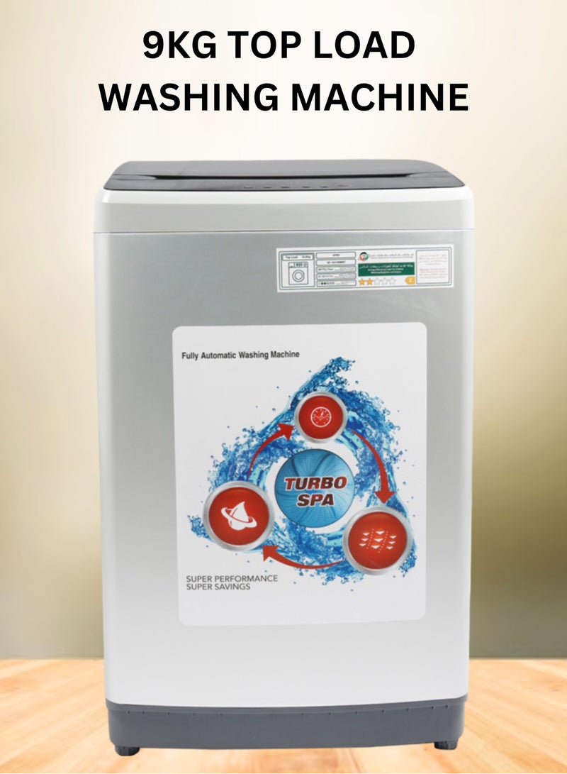 AFRA - 9kg Top Load Washing Machine with Energy-Efficient 400W Motor | Spacious Design and Durable Build | 2-Year Warranty 9 kg 400 W AF-8140WMWT White - Image 1