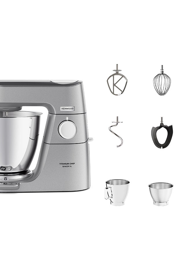 KENWOOD Titanium Chef Baker XL Kitchen Machine 7 L 1200 W KVL85.004 Titanium Silver  - Image 3