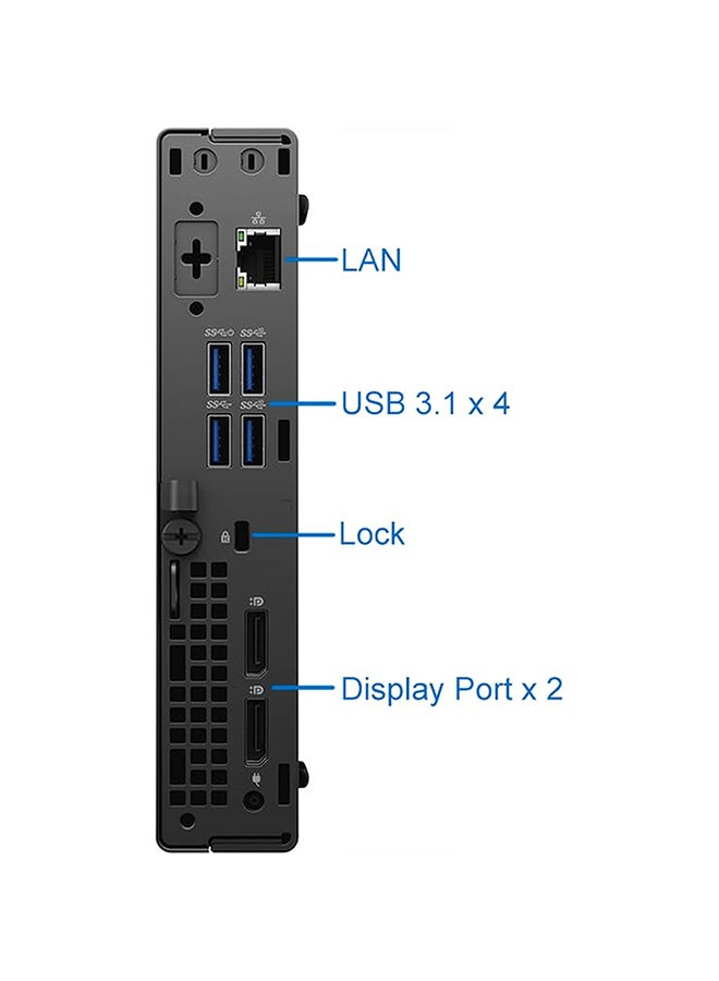 DELL OptiPlex 7010 7000 Mini PC, i5-12500 VPro Processor/16GB RAM/512GB SSD/Intel UHD Graphics 770/Windows 10/ Black  - Image 5