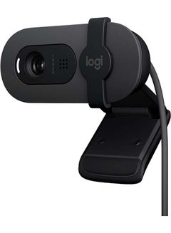 Logitech Brio 100 Full HD Webcam for Meetings and Streaming, Auto-Light Balance, Built-In Mic, Privacy Shutter, USB-A, for Microsoft Teams, Google Meet, Zoom and More Graphite  - Image 2