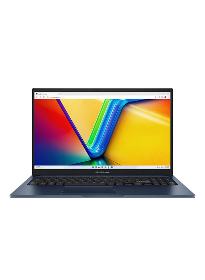ASUS - Vivobook X1504VA-NJ093 Laptop With 15.6-Inch Full HD Display, Core i7-1355U Processor/16GB RAM/512GB SSD/Intel UHD Graphics/DOS(Without Windows) English/Arabic Quiet Blue - Image 1