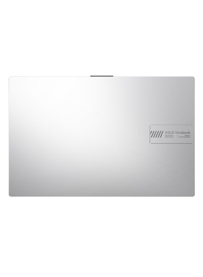 ASUS - Vivobook GO E1504GA-NJ340 (Upgraded Version) Laptop With 15.6-Inch Full HD Display, Core i3-N305 Processor/8GB RAM/512GB SSD/Intel UHD Graphics/DOS(Without Windows) English/Arabic Cool Silver - Image 1