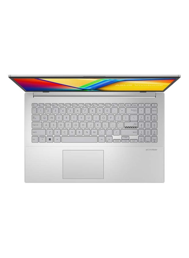 ASUS - Vivobook GO E1504GA-NJ340 (Upgraded Version) Laptop With 15.6-Inch Full HD Display, Core i3-N305 Processor/8GB RAM/512GB SSD/Intel UHD Graphics/DOS(Without Windows) English/Arabic Cool Silver - Image 1