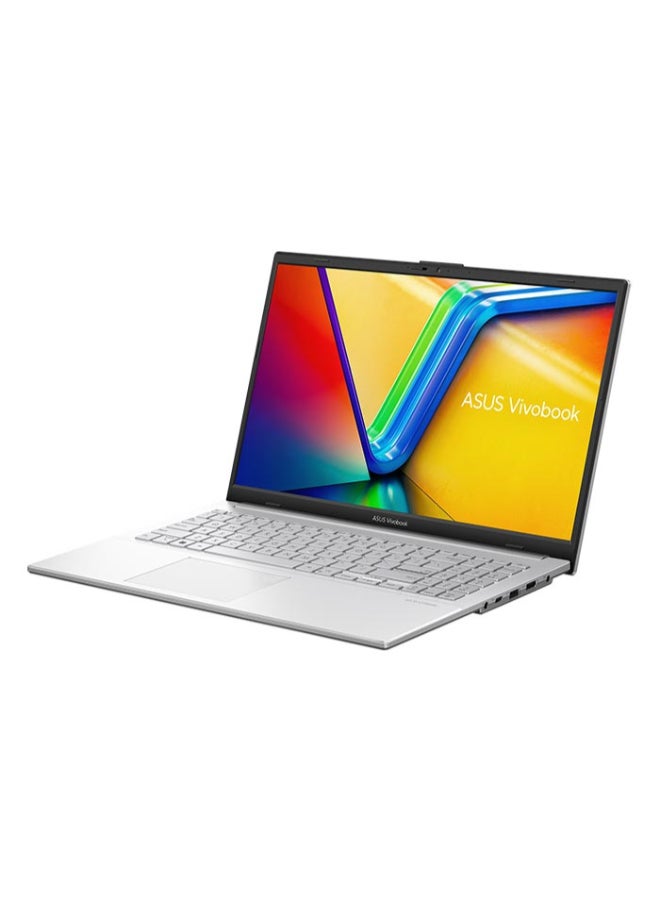 ASUS - Vivobook GO E1504GA-NJ340 (Upgraded Version) Laptop With 15.6-Inch Full HD Display, Core i3-N305 Processor/8GB RAM/512GB SSD/Intel UHD Graphics/DOS(Without Windows) English/Arabic Cool Silver - Image 1