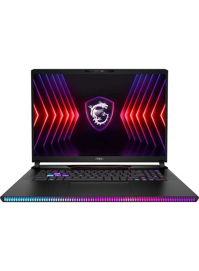 MSI - Raider GE78 HX A14VIG Gaming Laptop With 17-Inch QHD Display, Core i9-14900HX Processor/64GB RAM/2TB SSD/16GB Nvidia GeForce RTX 4090 Graphics Card/Windows 11 Home English/Arabic Black - Image 1