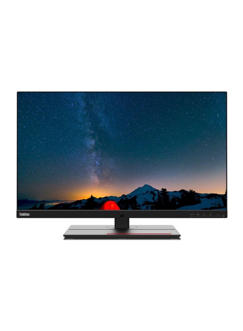 Lenovo ThinkVision P27u-20 "62CBRAT6UK" 27.0" UHD IPS Monitor, HDMI, USB Type-C, DP 1.2, Ethernet, High Adjustment Pivot Stand | Black Black  - Image 1