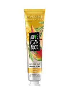 Eveline Vegan Food Nourishing Hand Cream Mango orange 50ml 