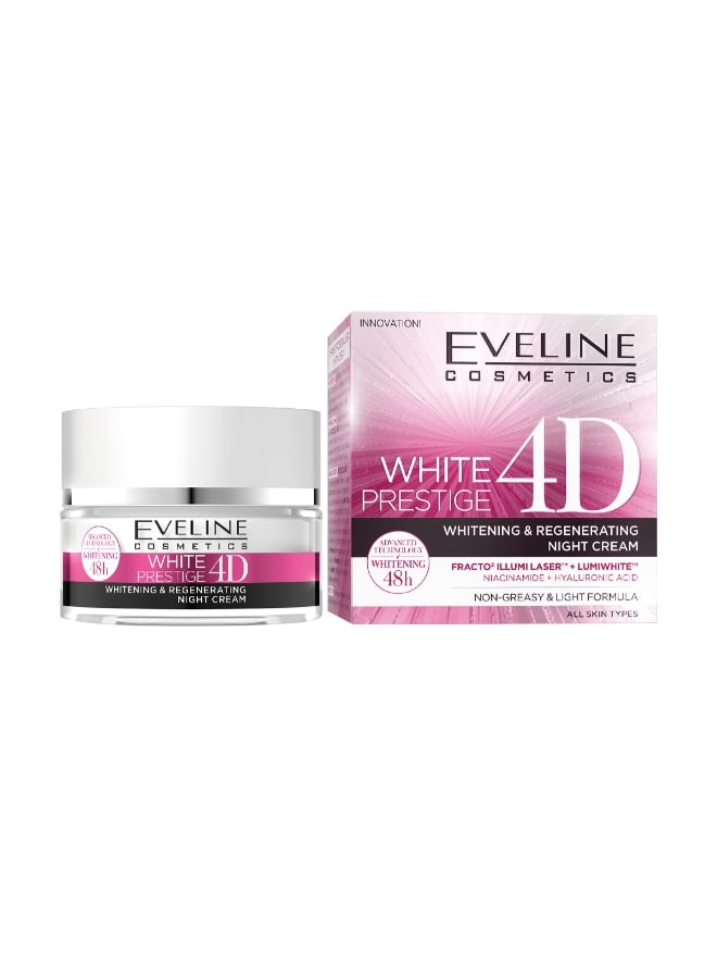 Eveline White Prestige 4D Whitening Night Cream 50ml