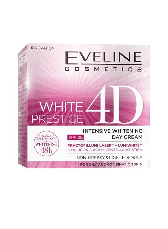 Eveline White Prestige 4D Whitening Day Cream Spf 25 50ml