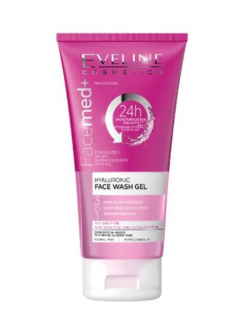 Facemed+ Hyaluronic Face Wash Gel All Skin Types 150ml