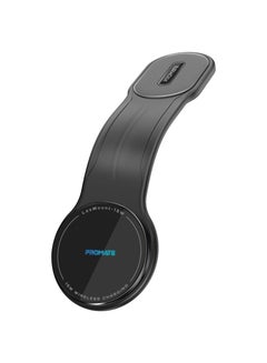MagSafe Ultra-Fast 15W Charging Car Mount, Magnetic Dashboard Mount with N52 Magnets, Flexible Arm, Charge Protection, 360° Rotation, Cradleless Design, Easy Set-Up, LaxMount-15W Black