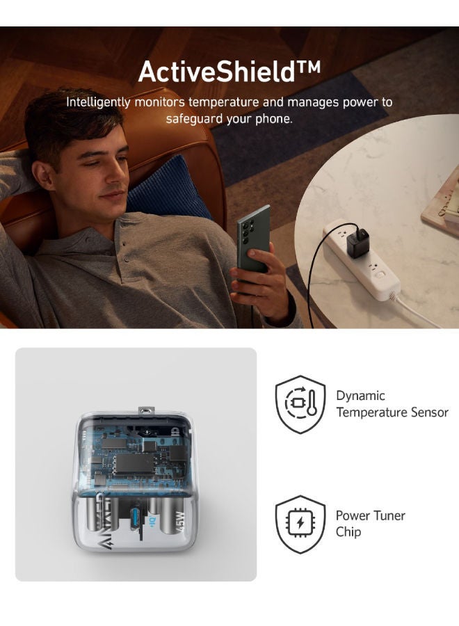 Anker - Anker 313 Charger 45W B2B Black - Image 1