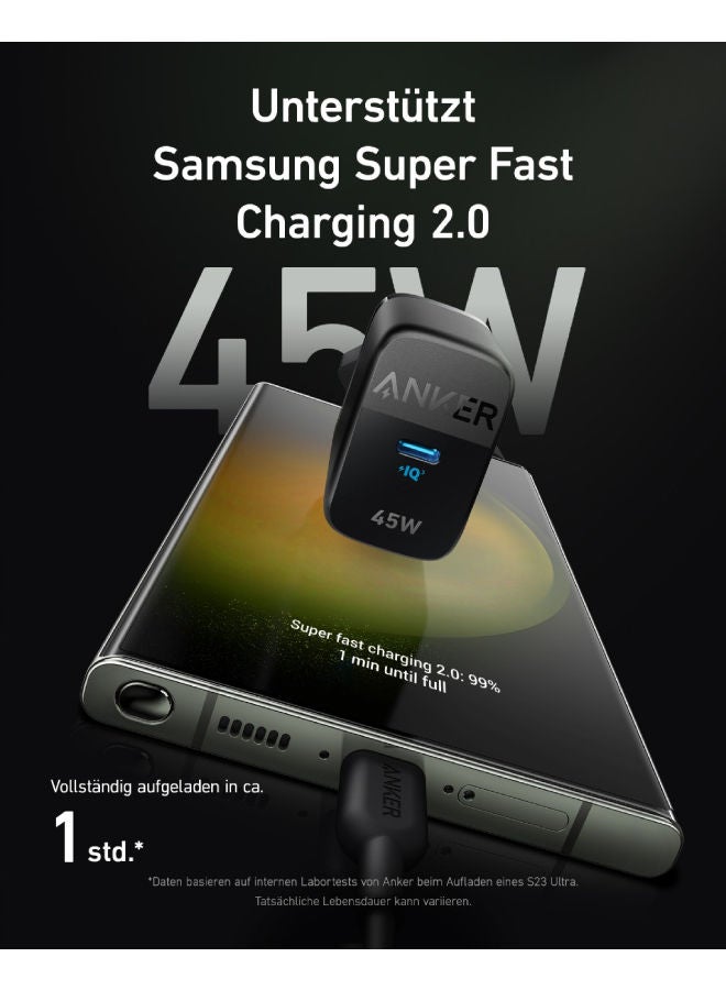 Anker - Anker 313 Charger 45W B2B Black - Image 1