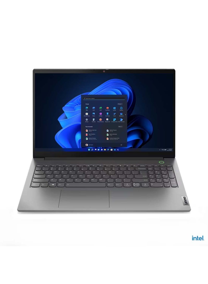 Lenovo ThinkBook 15 (Upgraded Version) Laptop With 15.6-Inch Display, Core i5-1235U Processor/ 8GB 512GB SSD/Intel Iris XE Graphics/Windows 11 Pro English Mineral Grey  - Image 1