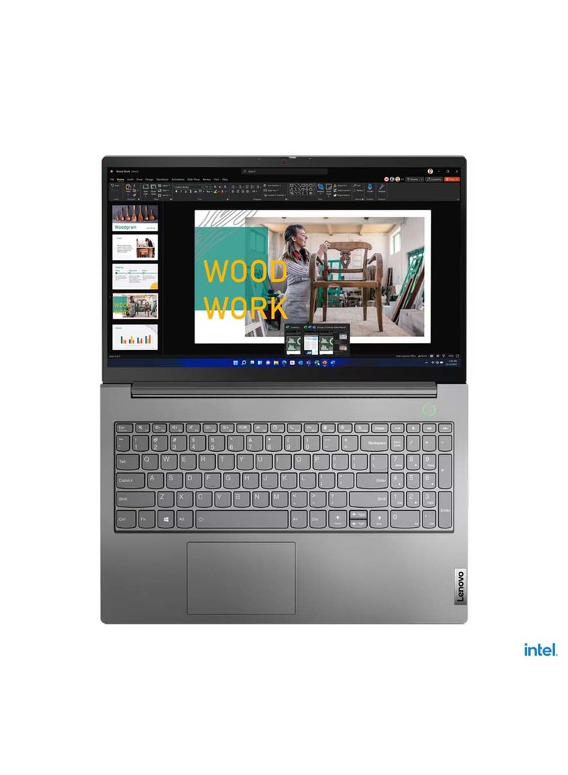 Lenovo ThinkBook 15 (Upgraded Version) Laptop With 15.6-Inch Display, Core i5-1235U Processor/ 8GB 512GB SSD/Intel Iris XE Graphics/Windows 11 Pro English Mineral Grey  - Image 4