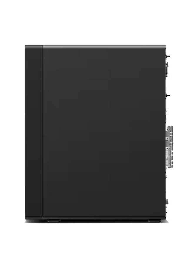 Lenovo - ThinkStation P360 Tower Workstation, Core i7-12700 Processor/8GB RAM/512GB SSD//Intel Iris XE Graphics/Windows 11 Pro Black - Image 1