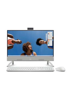 Inspiron 5420 AIO With 23.8-Inch Display, Core i7-1355U Processor/16GB RAM/512GB SSD/Intel XE Graphics/Windows 11 Pro English/Arabic Silver