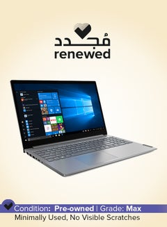 Renewed - ThinkBook 15 IIL Laptop With 15.6-Inch FHD Display,Intel Core i5 - 1035G1/Quad Core/10th Gen/16GB DDR4 RAM/512GB SSD/AMD Radeon 630 2GB GDDR5/Windows 11 English Mineral Grey