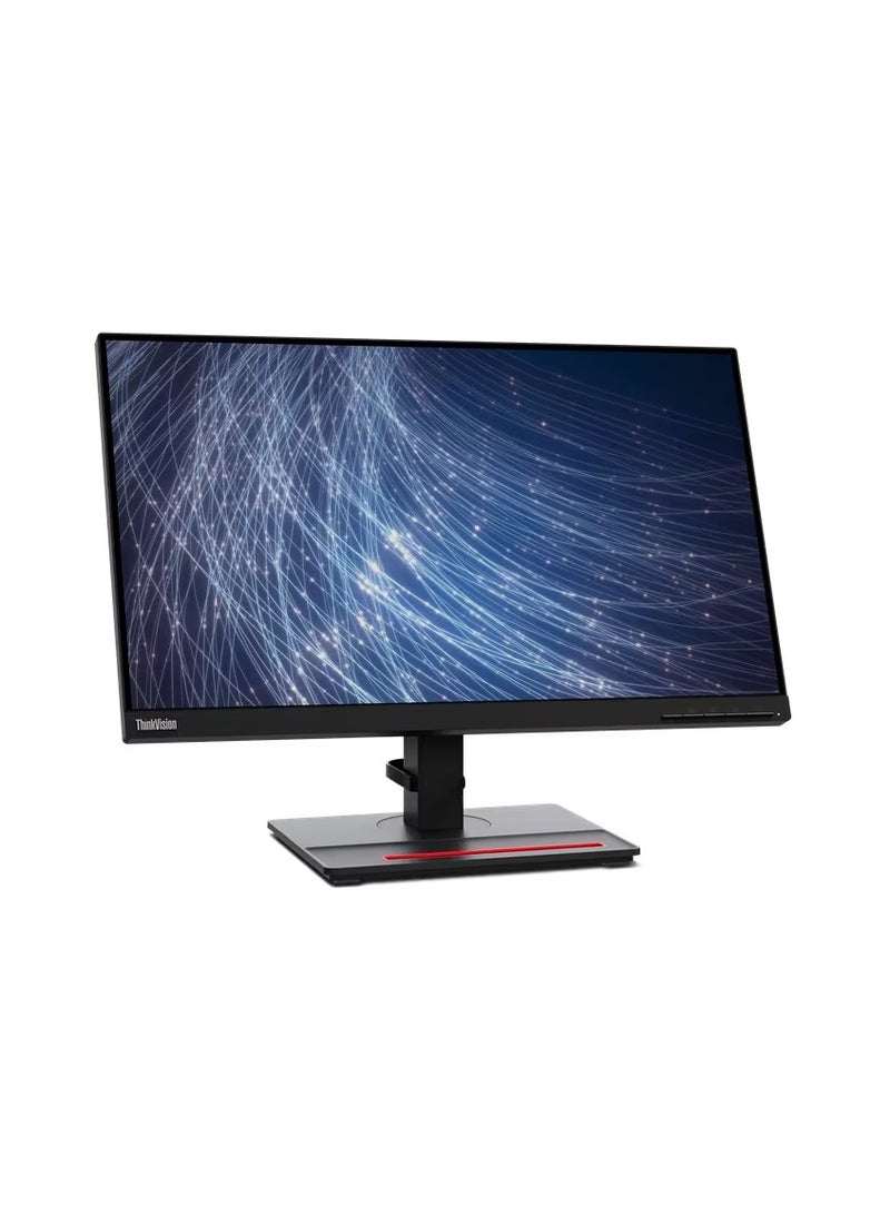 Lenovo ThinkVision T24m-29 "63A5GAT6UK", 23.8-Inch FHD (1920x1080) IPS Monitor, 4 ms, HDMI, USB Type-C, Ethernet, High Adjustment Pivot Stand | Black - Image 1