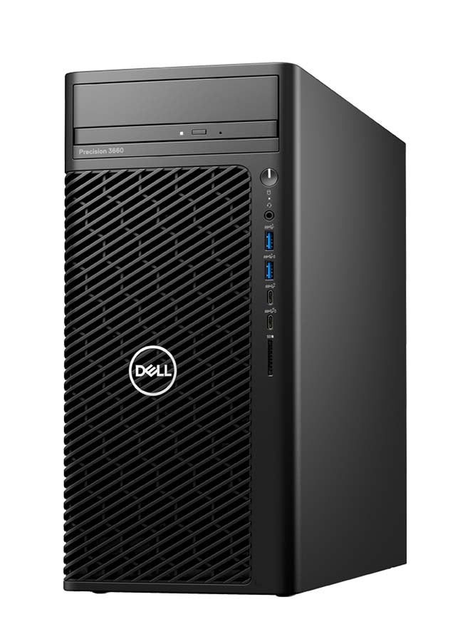 Precision 3660 Tower Workstation, Core i7-12700K Processor/8GB RAM/1TB HDD Windows10 Pro Black
