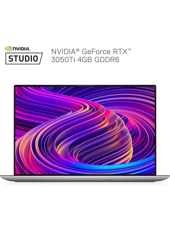 DELL (Upgraded Version) XPS 15 9510 Laptop With 15.6-Inch Display, Core i9-11900H Processor/32GB RAM/1TB SSD/4GB NVIDIA GeForce RTX 3050Ti Graphics Card/Windows 11 Home English/Arabic Silver English/Arabic Silver - Image 3