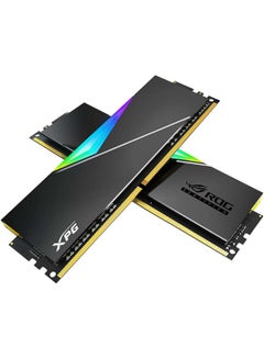 XPG ADATA AX4U36008G17H-DC50R XPG Spectrix D50 ROG (2x8GB) 16GB 3600MHz U-DIMM CL17-21-21 288-Pin RGB DDR4 RAM Kit, Black  - Image 1