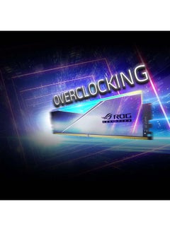 XPG ADATA AX4U36008G17H-DC50R XPG Spectrix D50 ROG (2x8GB) 16GB 3600MHz U-DIMM CL17-21-21 288-Pin RGB DDR4 RAM Kit, Black  - Image 4