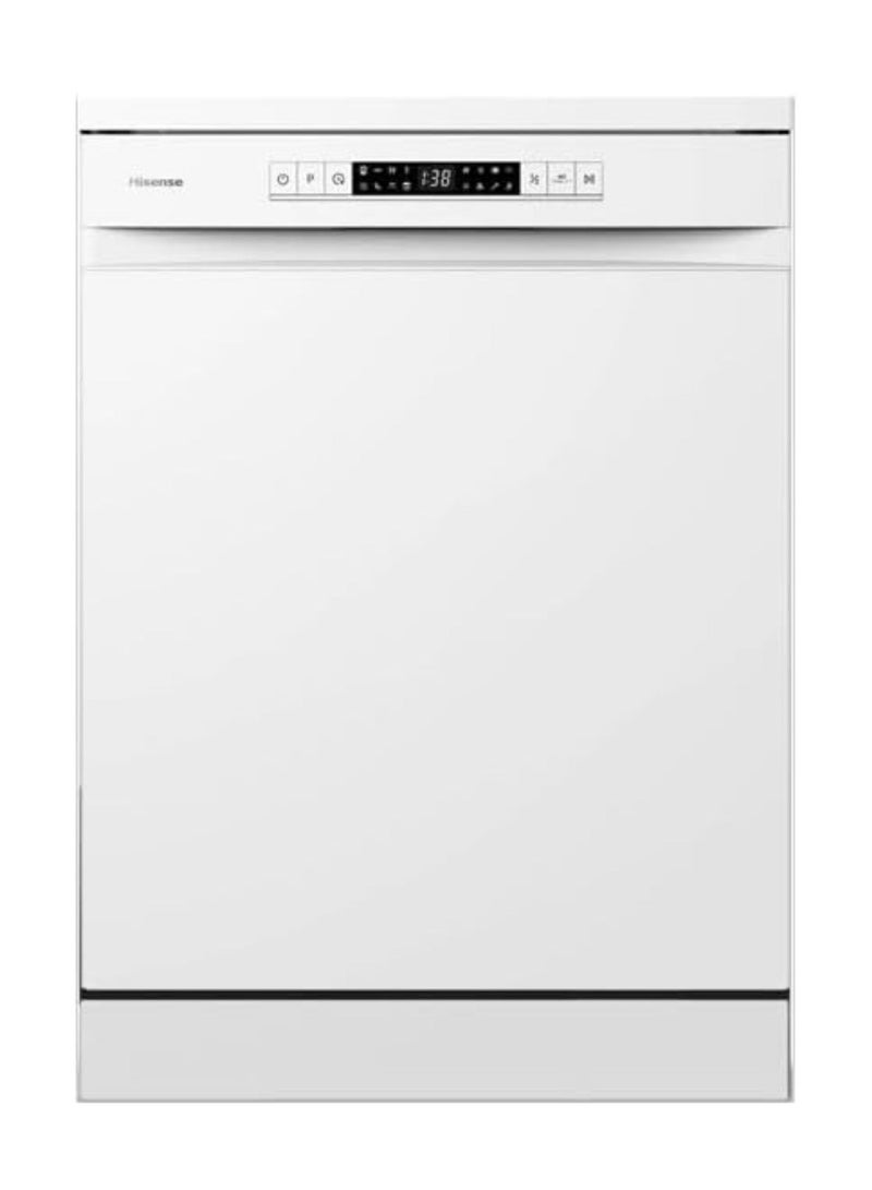 Hisense 15 Place settings Freestanding Dishwasher 8 Programs Model -1 Year Full Warranty HS623E90W ‎White  - Image 1