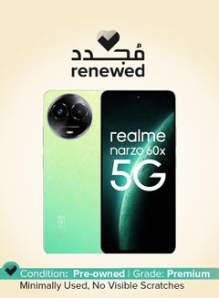 تم تجديده - Narzo 60X 5G ثنائي الشريحة 6 جيجابايت 128 جيجابايت GSM/LTE