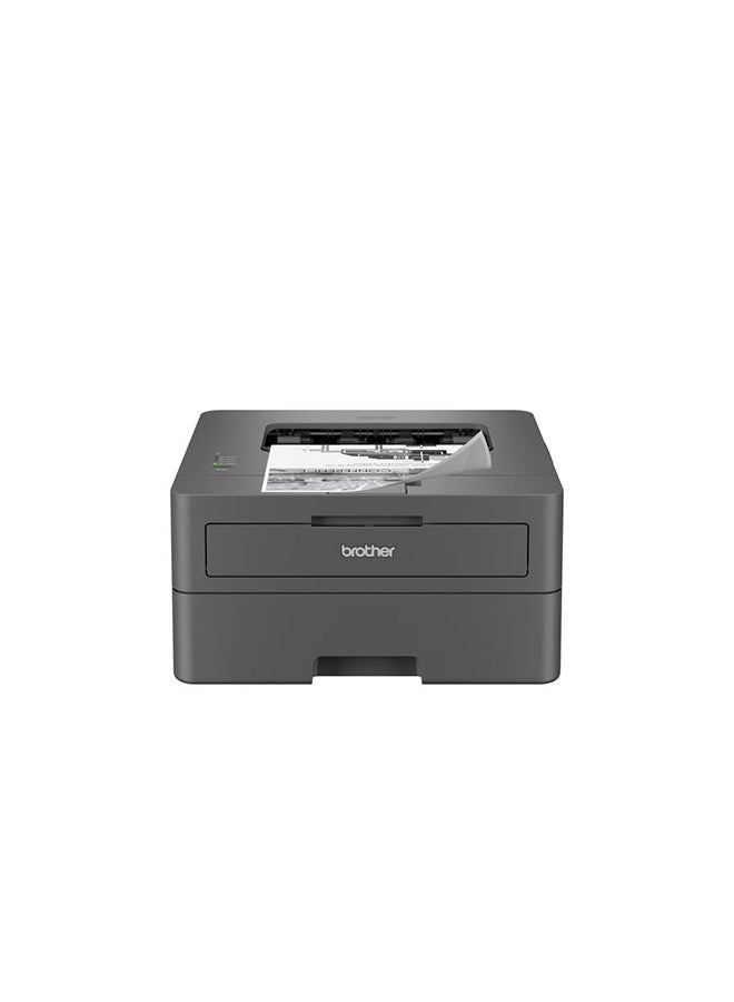 brother HL-L2400D Mono Laser Printer | Auto 2-sided Print | 1 Sheet Manual Feed Slot | Hi-Speed USB 2.0 | Print speed up to 30/32 ppm (A4/LTR) | Black And White Output - Grey  - Image 1