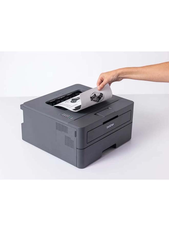 brother HL-L2400D Mono Laser Printer | Auto 2-sided Print | 1 Sheet Manual Feed Slot | Hi-Speed USB 2.0 | Print speed up to 30/32 ppm (A4/LTR) | Black And White Output - Grey  - Image 5