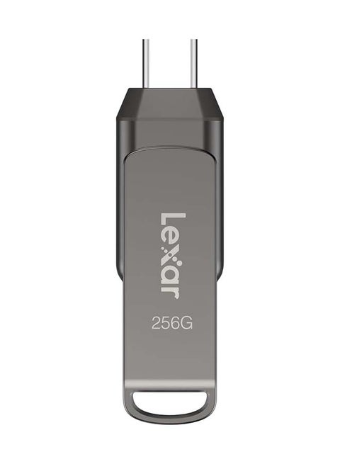 JumpDrive Dual Drive D400 USB 3.2 Gen 1 Type-C and Type-A Flash Drive, Up to 130MB/s Read - 256 GB