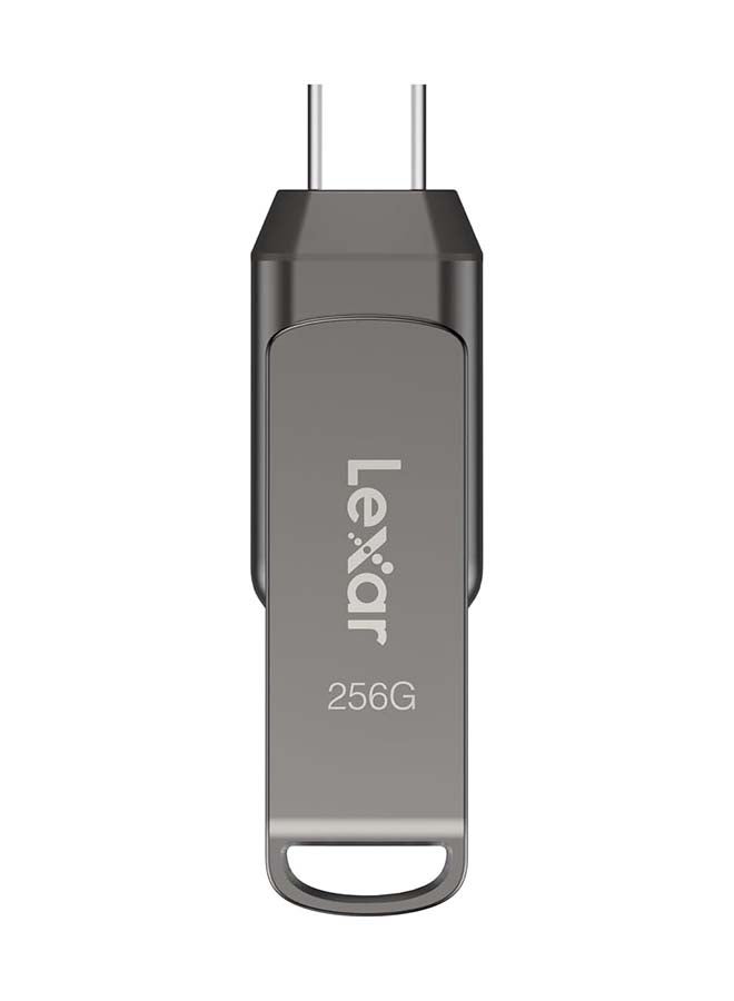 Lexar JumpDrive Dual Drive D400 USB 3.2 Gen 1 Type-C and Type-A Flash Drive, Up to 130MB/s Read - 256 GB - Image 1