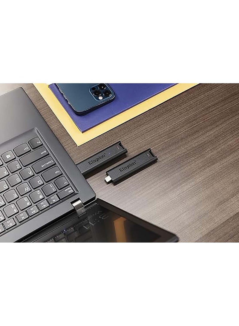 Kingston - DataTraveler Max USB 3.2 Gen 2 Flash Drive 1 TB DTMAX/1 TB, black, DTMAX/1TB 1 TB - Image 1