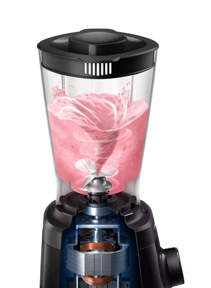 Philips - Daily Collection Blender 2 L 550 W HR2141/90 Black - Image 1