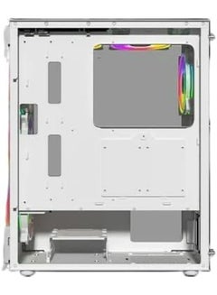 TWISTED MINDS Manic Shooter-03 ARGB ATX Mid Tower Gaming Computer Case (TM350-18-W) White  - Image 4
