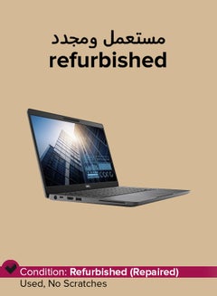 Refurbished - Latitude 5300 Laptop With 13.3-Inch FHD Display,Core i5 Processor/8th Gen/Dual Core/8GB RAM/256GB SSD/Intel UHD Graphics/Windows 11 Pro English/Arabic BLACK