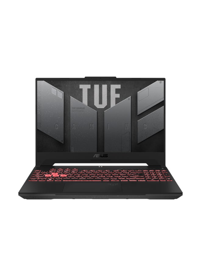 ASUS - TUF Gaming Laptop With 15.6-inch Full HD 144Hz Display, Ryzen 7-6800H Processor/16GB RAM/512GB SSD/Nvidia GeForce RTX 3070 Graphics Card/DOS(Without Windows) English/Arabic Grey - Image 1