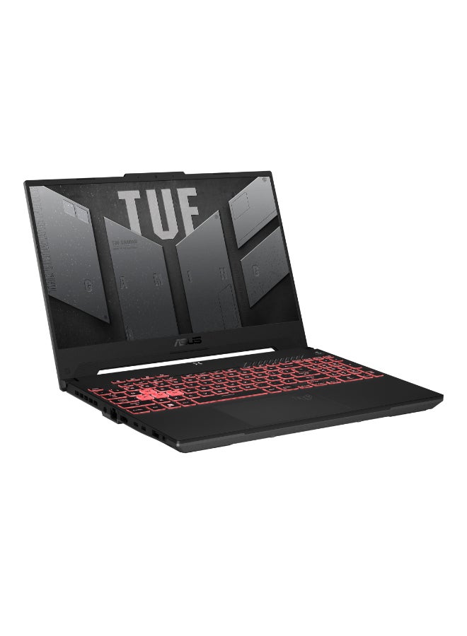 ASUS - TUF Gaming Laptop With 15.6-inch Full HD 144Hz Display, Ryzen 7-6800H Processor/16GB RAM/512GB SSD/Nvidia GeForce RTX 3070 Graphics Card/DOS(Without Windows) English/Arabic Grey - Image 1